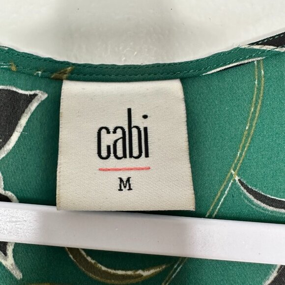 Cabi Tunic Tops Lot of 2 Size M Floral Yellow Green Sleeveless 3276 5547 - Picture 12 of 16